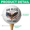 Patriotic 250th Anniversary God Bless America Eagle 1776–2026 Golf Ball TH10 169119
