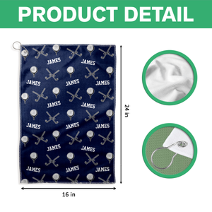 Golf Custom Name - Personalized Golf Towel Gift For Golf Lovers HA75 892590