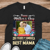 Custom Photo 250 Years Of America With The Best Mama Dark Shirt TH10 898727