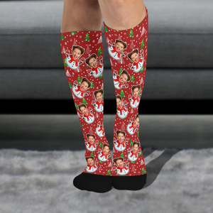 Custom Photo Christmas Socks Gift For Family CH07 899198