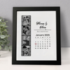 Custom Photo with Calendar Personalized Picture Frame Couple Anniversary Gift, Valentines Day Gift HA75 920090
