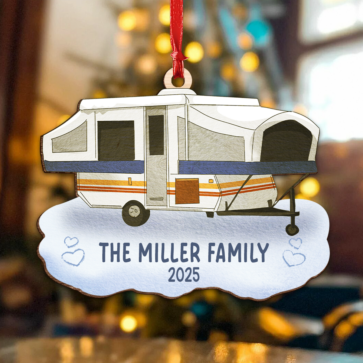 Personalized Camping Car Wooden Ornament For Camping Lover TH10 894935