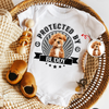 Custom Dog Photo Protected By Human Baby Onesie For Dog Lovers LM32 895023