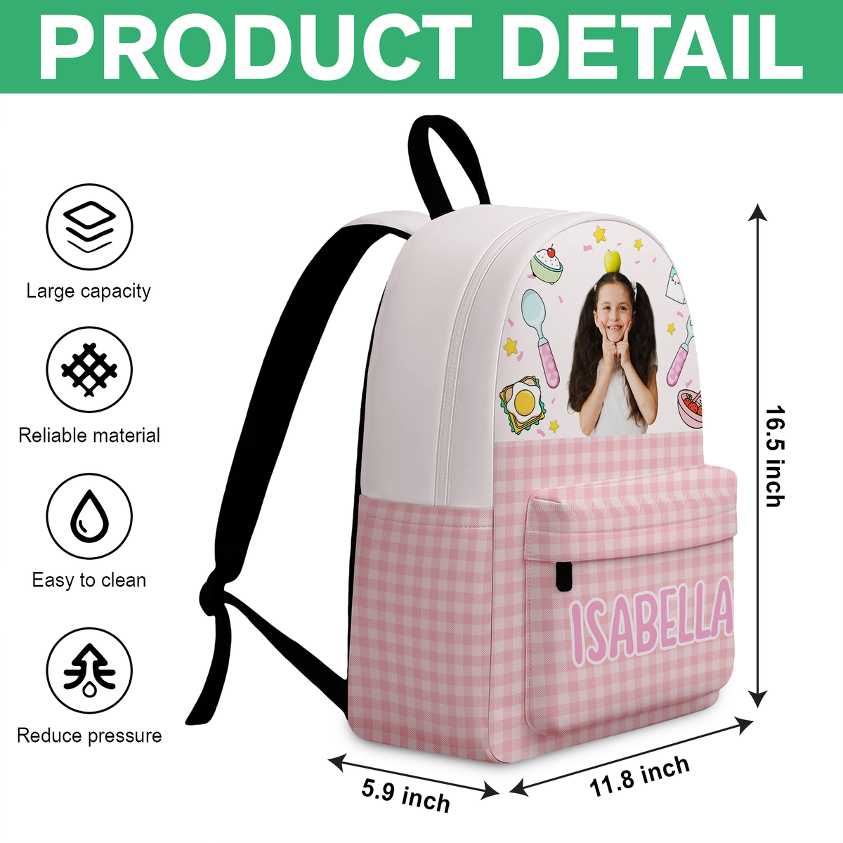 Custom Photo I Packed This With Love Personalized Backpack LM32 893895