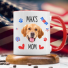 Custom Dog Cat Photo Name Flag American Accent Mug LM32 899127