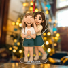 Custom Bestie Photo 3D Effect Figure For Christmas Acrylic Ornament LM32 895905