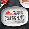 Daddy's Grilling Plate Platter Personalized Gift For Father's Day, BBQ Lovers HO82 894004