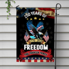 Custom Name 250 Years Of Freedom Garden Flag Gift For Family CH07 910038