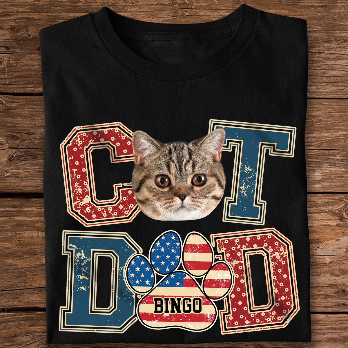 Custom Photo Best Cat Dad Shirt Gift For Father's Day, Cat Owners, Cat Lovers HO82 894040