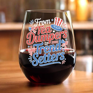 USA 250th Anniversary 250 Years of Freedom America Wine Glass HO82 894484