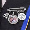 Personalized Photo Remembering Loved Ones Graduation Cap Memorial Tassel Picture Lapel Pin HA75 920764