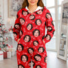Custom Face and Name Christmas Onesie Pajamas HO82 903690