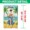 Custom Name Beach Towel For Beach Lover Summer Gift TH10 894043