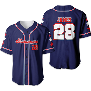 Personalized USA Patriotic Baseball Jersey Shirt Gift For 4th of July Independence Day HO82 894192