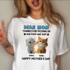 Dad, Mom Thanks For Picking Up Our Poop And Stuff Personalized Bright Shirt Cat Lover Gifts CH07 895246