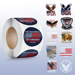 Faith Family And Freedom USA Roll Sticker TH10 898347