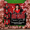 Personalized She Dit It Big Grad Backdrop Graduation Party Decor LM32 899497