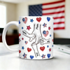 Forever Connected, Hand in Hand - Family Personalized 3D Inflated Effect Printed 3D Mug HA75 920386