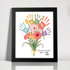 Personalized Love You Bunches Flower Handprint Picture Frame Mother's Day Gift HA75 920692