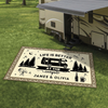 Making Memories One Campsite At A Time Personalized Patio Rug TH10 894241