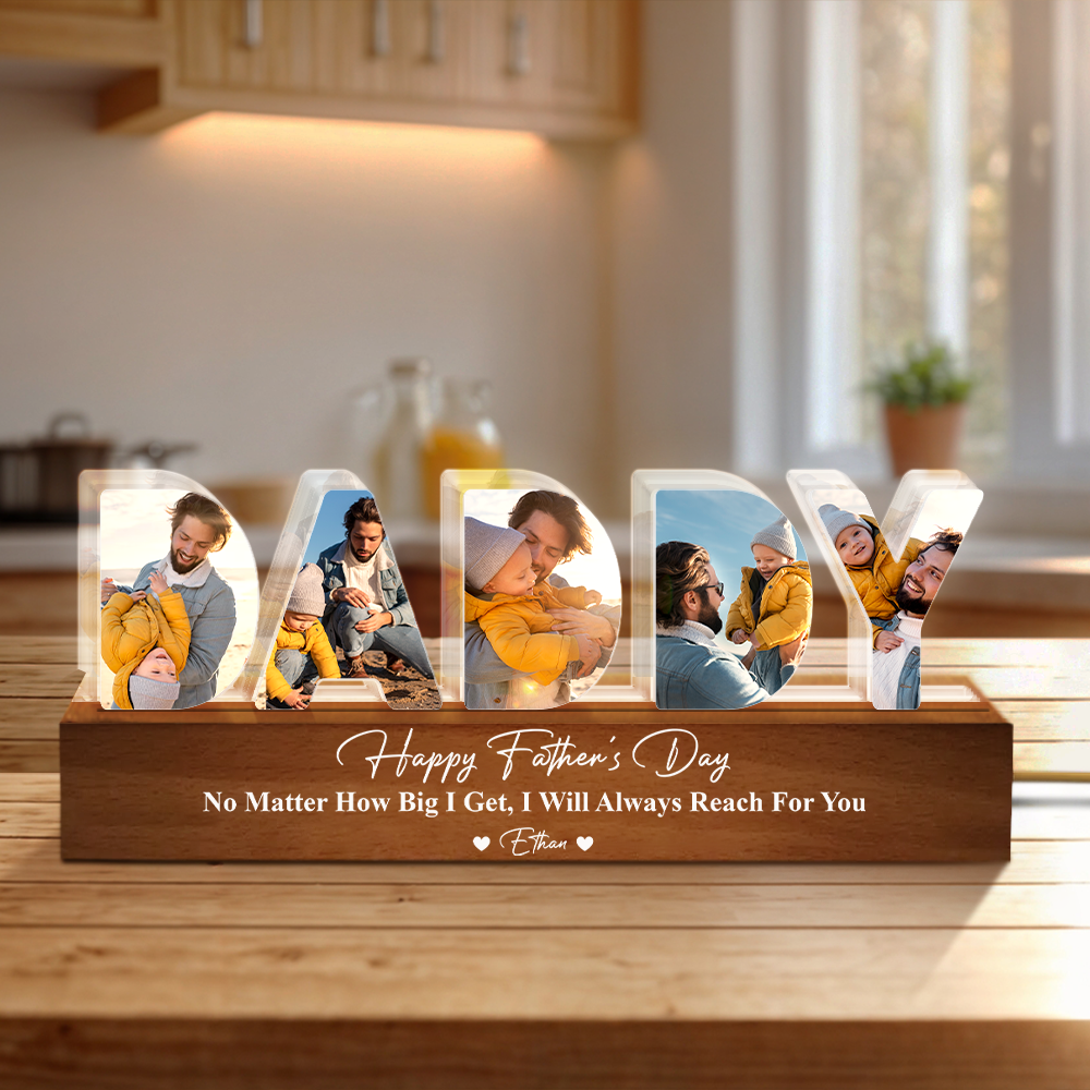 Custom Photo No Matter How Big We Get, We Will Always Reach For You LED Night Light HO82 893976