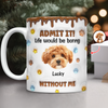 Custom Photo Dog Mom Dad Life Must Have Us - Personalized Custom 3D Inflated Effect Mug HO82 894422