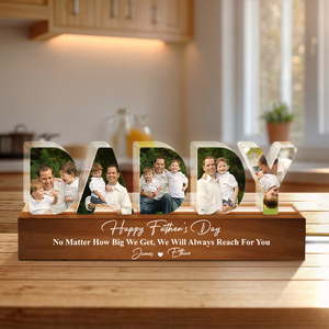 Custom Photo No Matter How Big We Get, We Will Always Reach For You LED Night Light HO82 893976