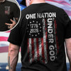 One Nation Under God America 250th 1776-2026 Back & Front Dark Shirt TH10 169059