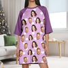 Custom Face Nightgown Valentine's Day Gift For Wife, Girlfriend CH07 910362