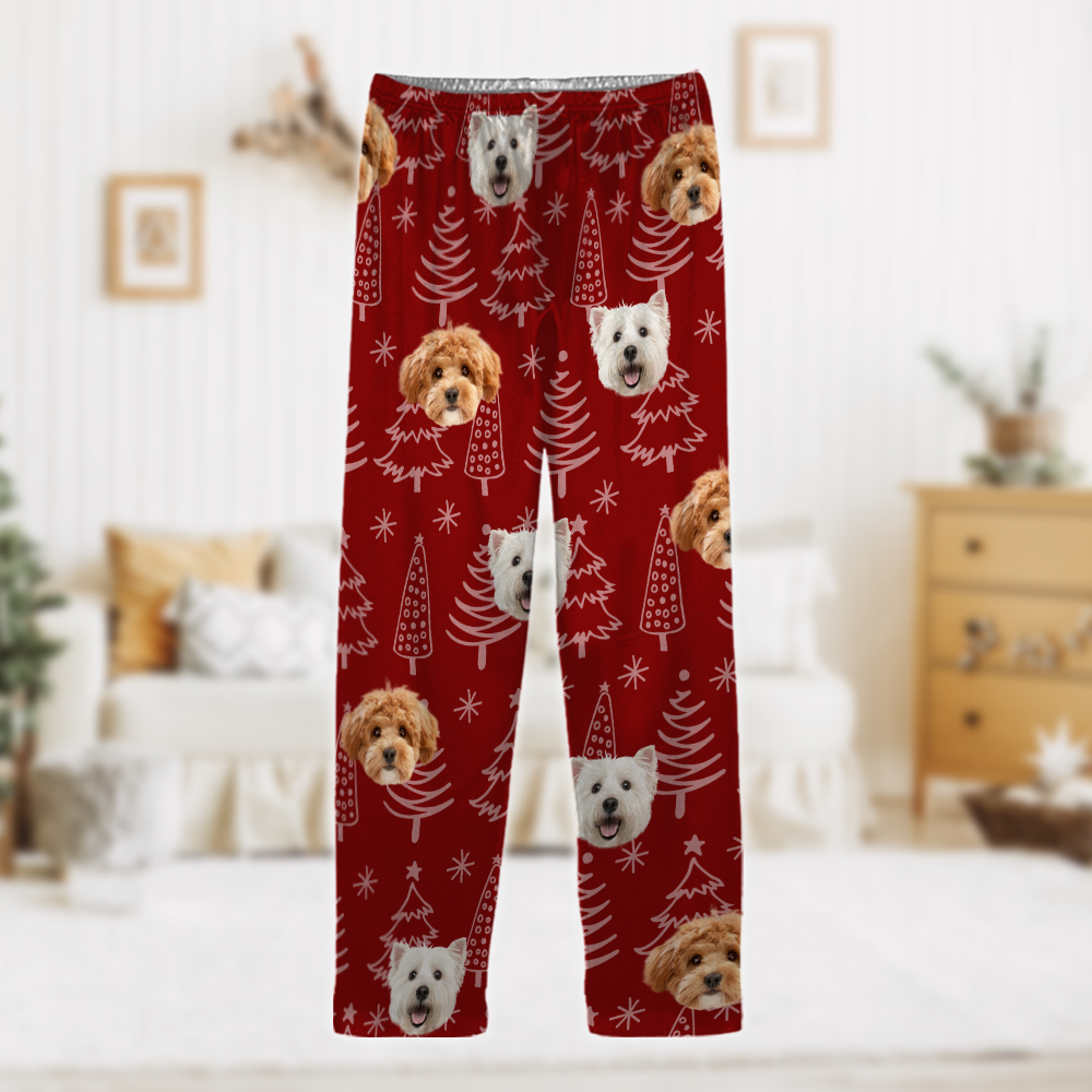 Custom Dog Photo Christmas Pajamas Christmas Gift For Pet Lovers CH07 896130