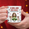 Personalized A Girl And Her Dog Version 3D Inflated Effect Mug HA75 898070
