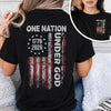One Nation Under God America 250th 1776-2026 Back & Front Dark Shirt TH10 169059
