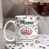 Custom Name Mom's Heart Hand 3D Effect Mug Gift For Mother's Day CH07 910682