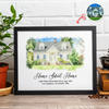 Custom Watercolor Photo Home Sweet Home Picture Frame LM32 899477