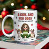 Personalized A Girl And Her Dog Version 3D Inflated Effect Mug HA75 898070