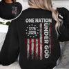 One Nation Under God America 250th 1776-2026 Back & Front Dark Shirt TH10 169059