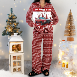 Custom Car Photo Oh What Fun It Is To Ride Pajamas TH10 896017