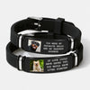Custom Photo Forever In My Heart Memorial Personalized Wristband Bracelet HA75 922018
