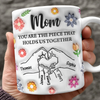 Custom Name Kids Holding Mom‘s Hand Mug 3D Inflated Effect Mug CH07 895588