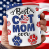 Best Dog Mom Dad Ever - Dog & Cat Personalized Custom 3D Inflated Effect Printed Mug HA75 920328