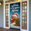 Custom Santa Background Welcome To My Home Decoration Door Cover LM32 895655