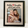 Custom Photo Mom And Daughter Forever Linked Together Personalized Picture Frame CH07 895306
