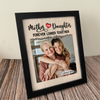 Custom Photo Mom And Daughter Forever Linked Together Personalized Picture Frame CH07 895306