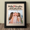 Custom Photo Mom And Daughter Forever Linked Together Personalized Picture Frame CH07 895306