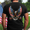 250th Anniversary Proud to Be American 1776-2026 Patriotic Eagle Back Dark Shirt CH07 911690
