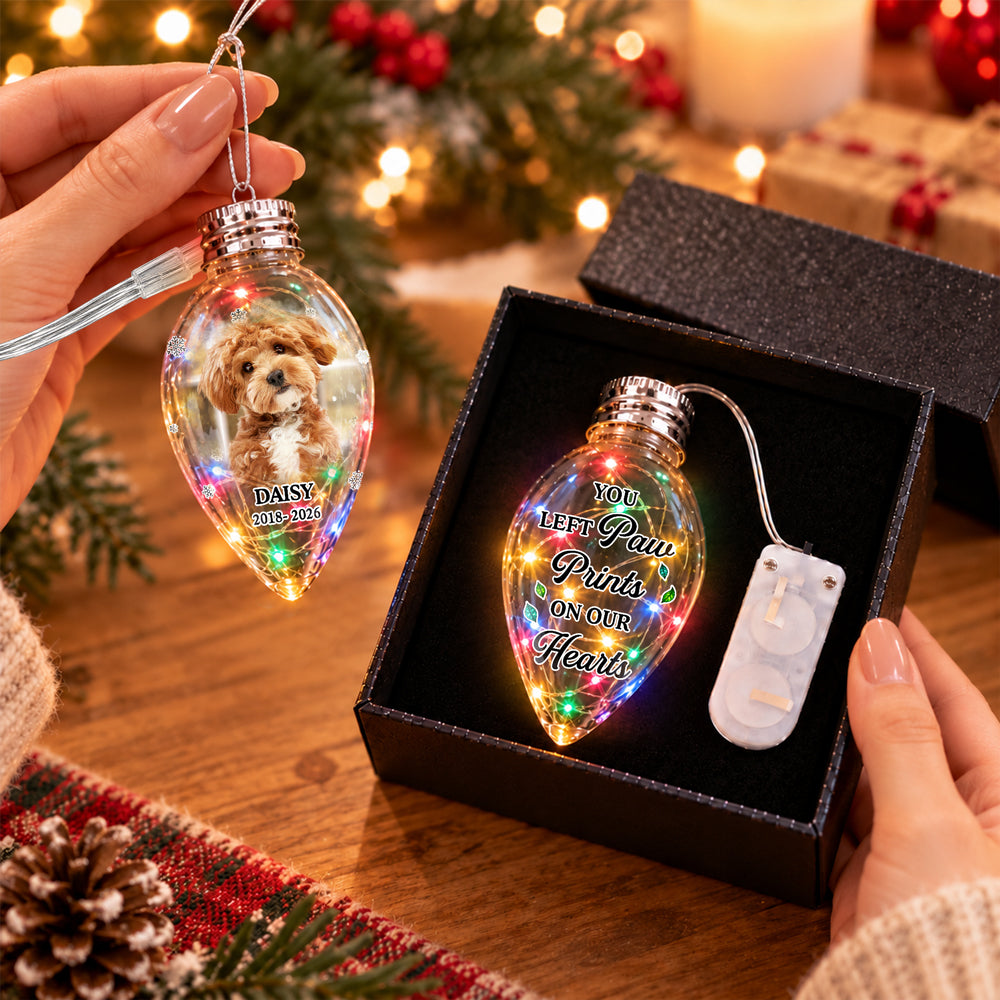 Custom Photo Always Shines In My Heart Memorial Chili Bulb LED Light HO82 904082