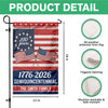 Custom Family Name Semiquincentennial 250th Anniversary Patriotic Garden Flag LM32 895865