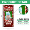 Custom Kid Photo Ho Ho Ho Welcome Door Cover Christmas Gift For Family CH07 899420