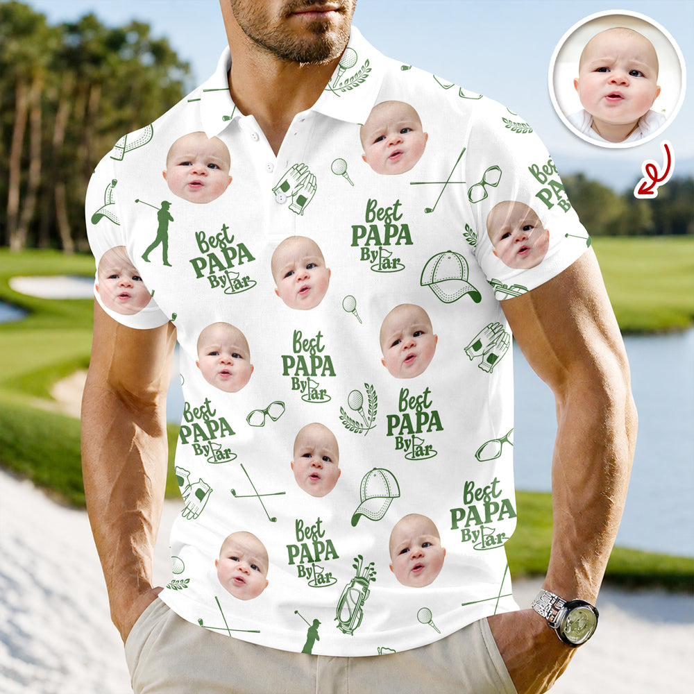 Custom Photo Best Dad By Par Golf Pattern Gift For Father, Mother CH07 911464