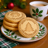Custom Family Name Christmas Pattern Cookie Stamp – Personalized Christmas Gift for Bakers, Family LM32 669699
